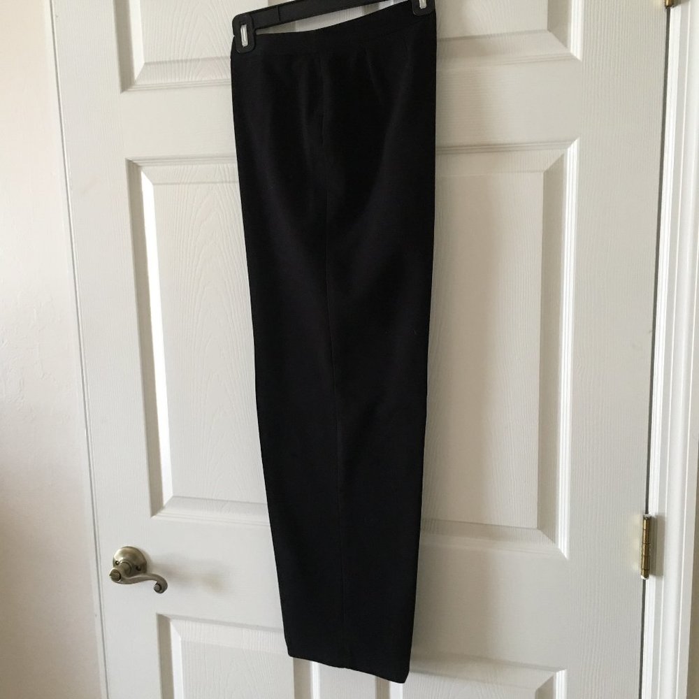 Black Straight-Leg Pants
